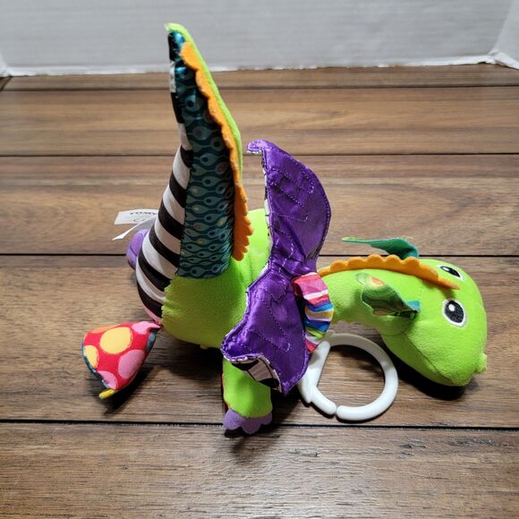 Set of 3 Lamaze Infant Toys: Moose, Dragon & Soft Book - Picture 4 of 7
